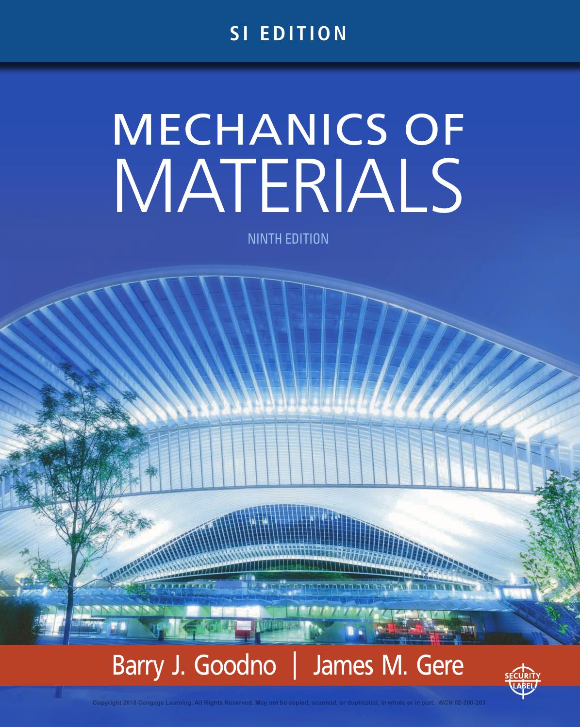 mouw Afwezigheid iets Solution Manual)Mechanics of Materials, 9th Edition by Barry Goodno; James  Gere.zip-Textbooks Solutions Manual and Test Bank
